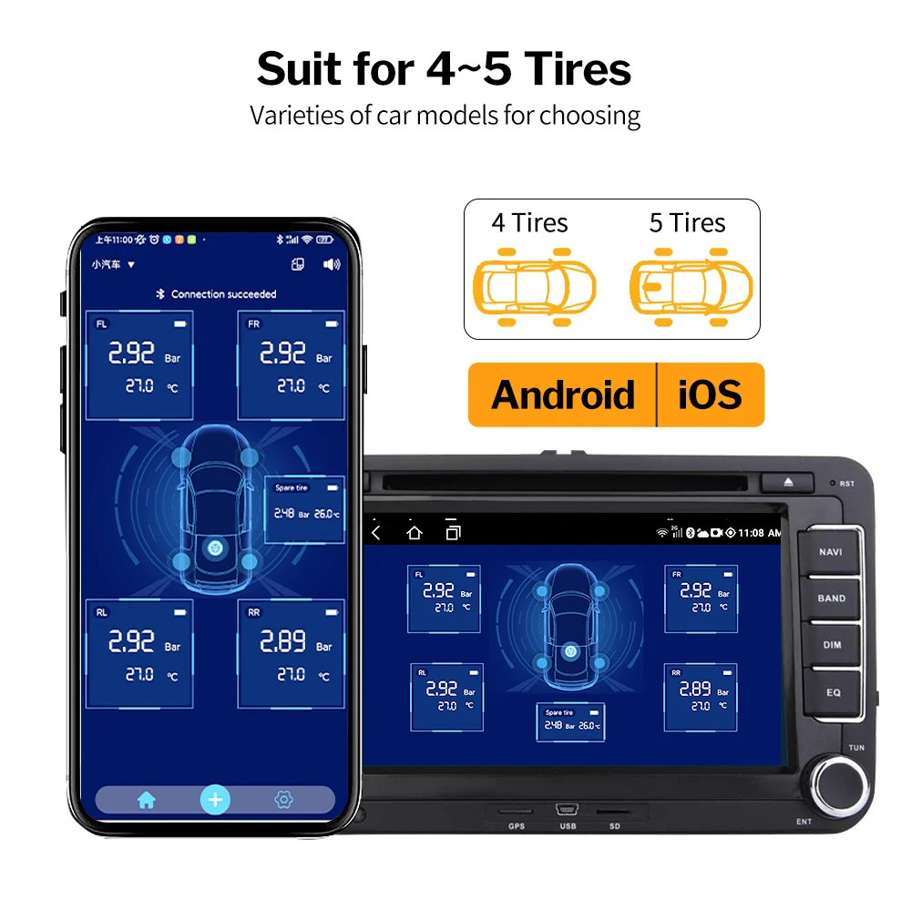 Deelife-Car-TPMS-for-Android-iOS-Tire-Pressure-Monitoring-Control-Sys